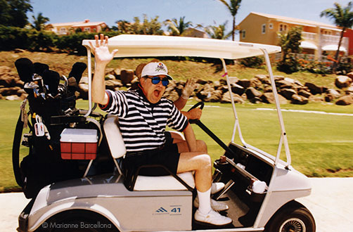 Golfer at Corporate Event