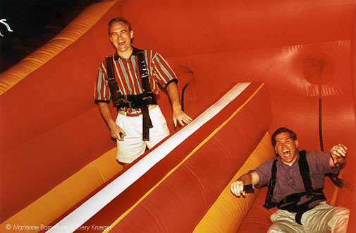 Partygoers at Corporate Event