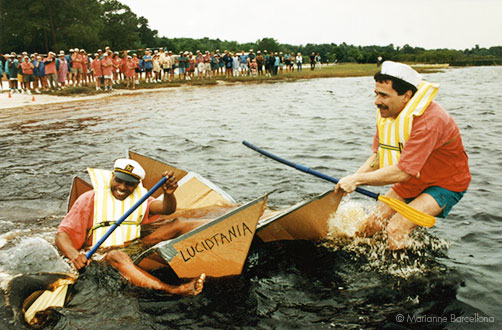 Boatbuilding Contest at Corporate Event