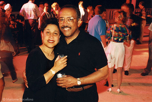 Partygoers at Corporate Event