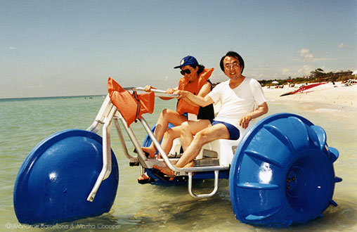 Water Bikers at Corporate Event