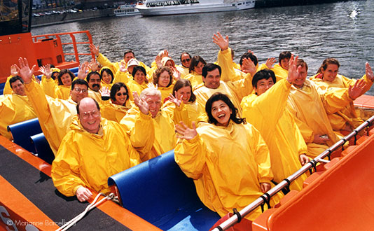 Boat Tourers at Corporate Event