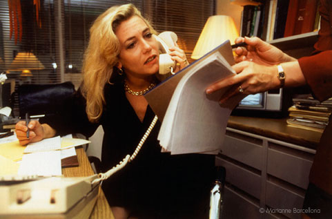 Karen Byrnes, Newscaster, for Time Magazine