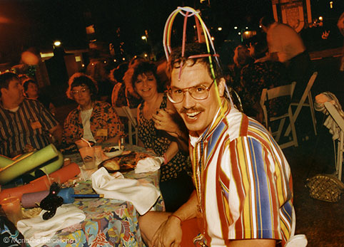 Partygoer at Corporate Event